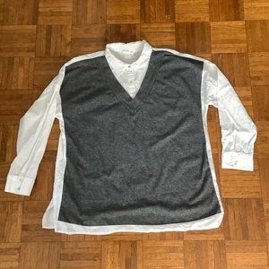 Fleece and cotton top: Simple by Suzanne Betro